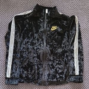 Nike Black Velvet Track Jacket